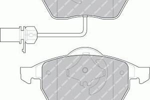 Тормозные колодки дисковые SEAT EXEO (3R2) / AUDI A6 C6 (4F2) 1994-2013 г.