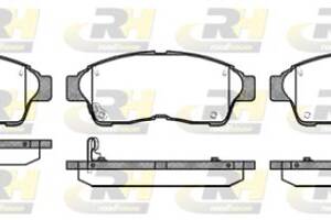 Тормозные колодки дисковые TOYOTA SCEPTER / TOYOTA MR2 (SW2_) 1987-2005 г.