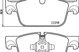 Тормозные колодки дисковые VOLVO V60 (225) / VOLVO S90 (234) 2016- г.