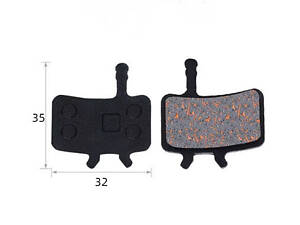 Тормозные колодки DN велосипедные TP-02A пара (TP-02A-1)