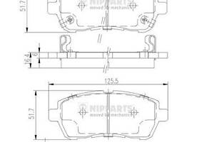 Тормозные колодки FORD FIESTA / SUBARU JUSTY / SUZUKI SWIFT (AZ) 2005-2017 г.