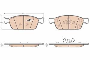 Тормозные колодки FORD KUGA / FORD FOCUS / LINCOLN MKC 2010-2020 г.