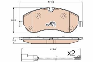 Тормозные колодки FORD TRANSIT V363 (FCD, FDD) 2012- г.