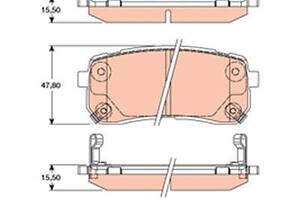 Тормозные колодки HYUNDAI Ix55 / HYUNDAI H-1 (TQ) 2005-2015 г.