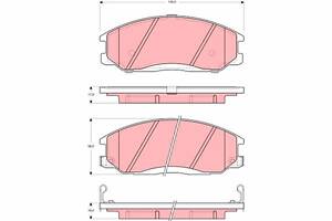 Тормозные колодки HYUNDAI XG / SSANGYONG KYRON / SSANGYONG ACTYON 1998-2014 г.