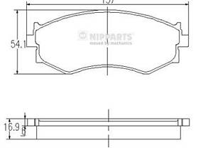 Тормозные колодки INFINITI G20 / HYUNDAI COUPE (RD) 1988-2007 г.