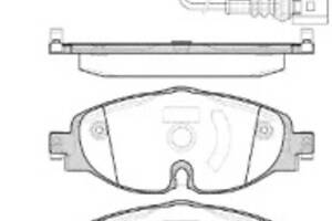 Тормозные колодки передние (дисковые) на A3, Ateca, Karoq, Kodiaq, Leon, Q2, Seria 3, TT