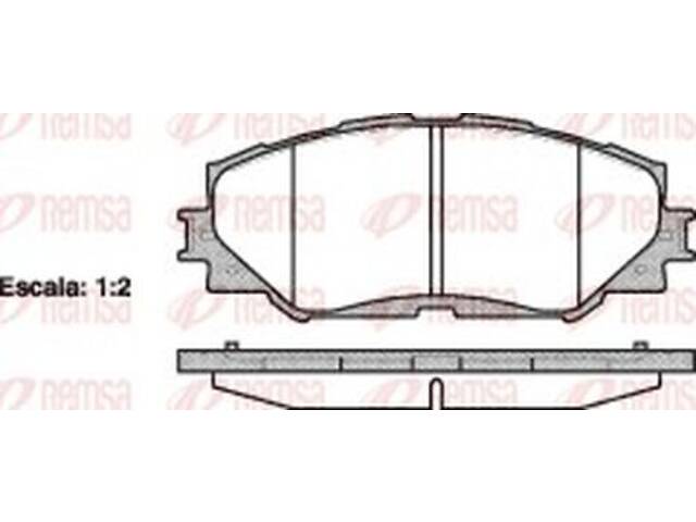 Тормозные колодки передние (дисковые) на Auris, Avensis, Corolla, Rav 4, Verso, Yaris