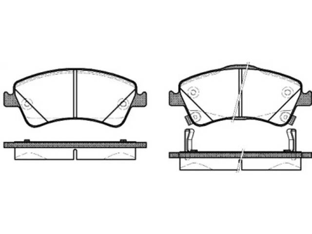 Тормозные колодки передние (дисковые) на Auris, Avensis, Corolla, Verso