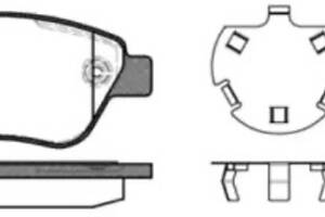 Тормозные колодки передние (дисковые) на Corsa D, Doblo, Panda
