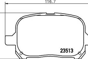 Гальмівні колодки передні на Camry