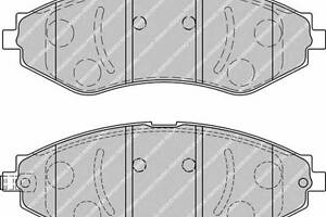 Тормозные колодки передние дисковые на Gentra, Lacetti, Nubira