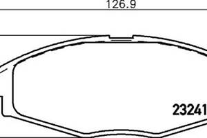 Тормозные колодки передние дисковые на Lanos, Matiz, QQ, QQ3, Spark