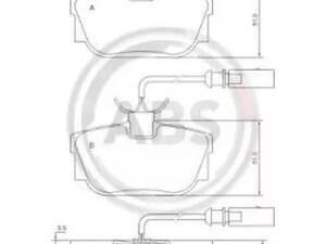 Тормозные колодки задние (дисковые) на A6, Alhambra, Galaxy, Passat B6, Passat CC, Sharan, Transporter T4