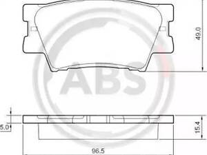 Тормозные колодки задние (дисковые) на Aurion, Avalon, Camry, ES, HS, Mark X, Matrix, Rav 4