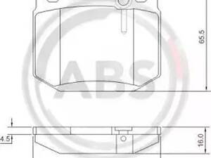 Тормозные колодки задние (дисковые) на M-Class, ML-Class