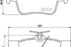 Тормозные колодки задние (дисковые) на Mondeo, S-MAX