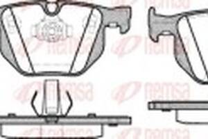 Тормозные колодки задние (дисковые) на X5, X6