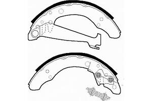 Тормозные колодки задние (стояночной системы)