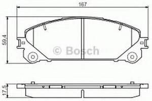 Гальмівні колодки дискові на RX