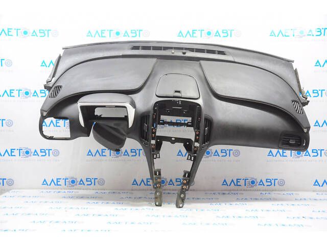 Торпедо передняя панель без AIRBAG Chevrolet Volt 11-15 черн с накладкой на подушку, липкий пластик, потерта