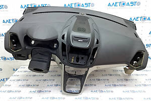 Торпедо передняя панель с AIRBAG Ford C-max MK2 13-18 черная царапины, потерто, под чистку