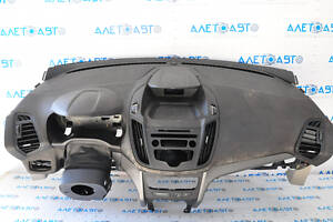 Торпедо передняя панель AIRBAG Ford Escape MK3 17-19 рест, беж накладки, под химчистку, сломан воздуховод