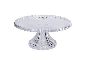 Тортівниця на ніжці 25 см скляна HP-19-138