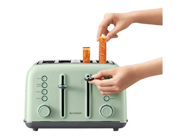 Тостер Buydeem DT640E Cozy Greenish (DT640E-CG/EU) - Фото 10