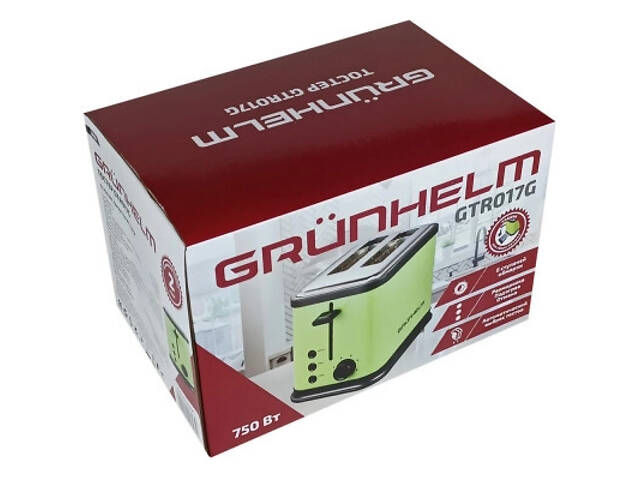 Тостер Grunhelm GTR017G - Фото 6