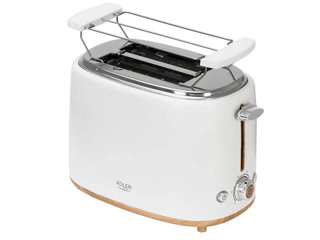 Тостер з решіткою для булочок Adler AD 3225, 6 рівнів обсмажування 950Вт - Фото 3