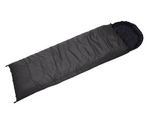 Спальний мішок Synevyr Duspo 160 Ковдра Чорний Правий (R)