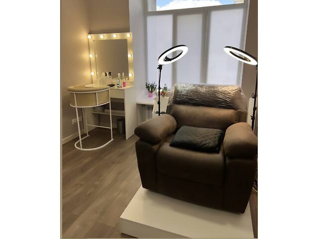 Крісло Реклайнер для педикюру, нарощування вій, бровіста, процедур 3в1. Реклайнер для салонів краси. Виробник - Фото 10