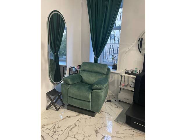 Крісло Реклайнер для педикюру, нарощування вій, бровіста, процедур 3в1. Реклайнер для салонів краси. Виробник - Фото 13