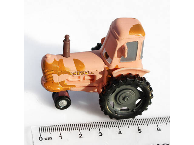 Трактор із мультфільму Тачки RESTEQ — іграшкова машинка Tractor 60×30×45 мм з металу та пластику - Фото 2