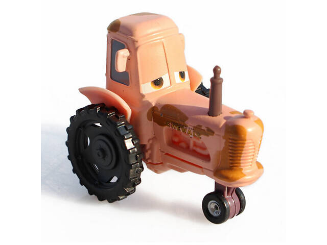 Трактор із мультфільму Тачки RESTEQ — іграшкова машинка Tractor 60×30×45 мм з металу та пластику - Фото 4