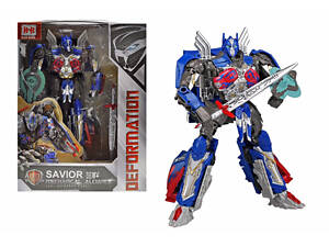 Трансформер Оптимус прайм превращается в грузовик H8001-1