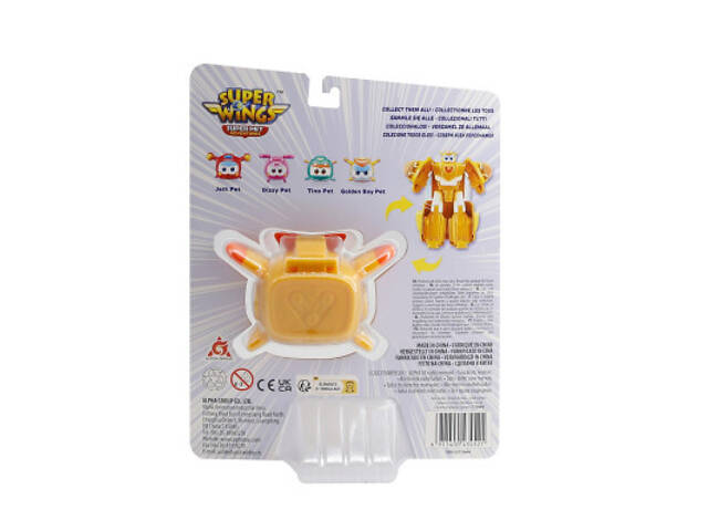 Трансформер Super Wings Transforming Super Pet Золотий Хлопчик улюбленець (Golden Boy pet) (EU770644) - Фото 8