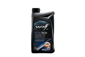 Трансмиссионное масло WOLF VITALTECH 75W-80 1л