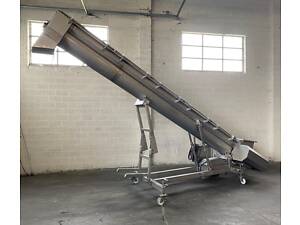 Транспортери шнекові з нержавіючої сталі в жолобі D 150, L 5000