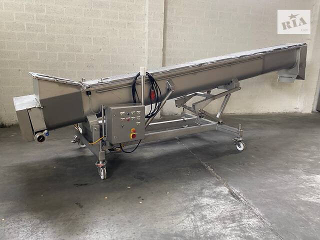 Транспортери шнекові з нержавіючої сталі в жолобі D 150, L 5000 - Фото 4