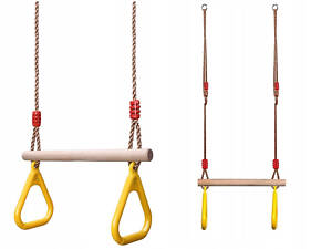 Трапеція з трикутними кільцями KBT для дитячого майданчика