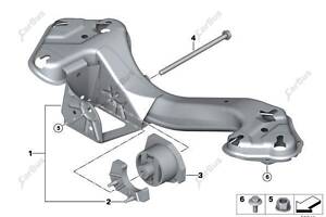 Траверса кпп (лапа кріплення, балка) BMW X5 E53 (2003-2006) рестайл 22316762275