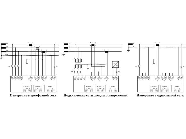 Трифазний аналізатор мережі 230V AC 96x96мм [4656910] ENA33LCD ETI - Фото 3