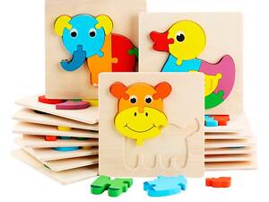 Трехмерные пазлы 'Животные', для изучения цвета, цена за одну штуку