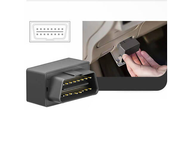 Трекер GPS автомобільний V03O Car Tracker SIM (4GLTE+3GWCDMA+2GGSM) 140mAh Black - Фото 4