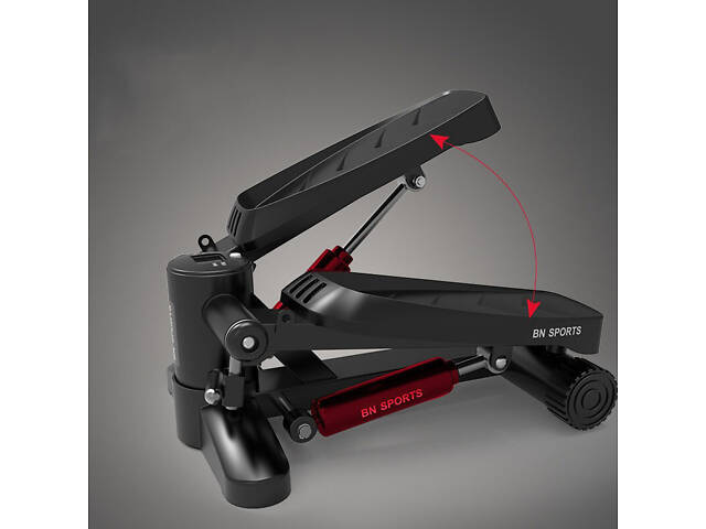 Тренажер для ніг Степпер з еспандерами. Кроковий тренажер, вантажопідйомність 150 кг - Фото 7