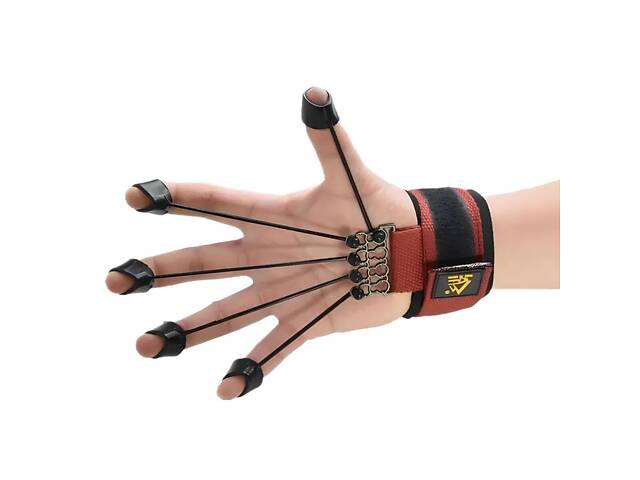 Тренажер для пальців рук RESTEQ, навантаження 27 кг. Тренажер для розгинання пальців. Тренажер для реабілітації рук. Еспандер для - Фото 1