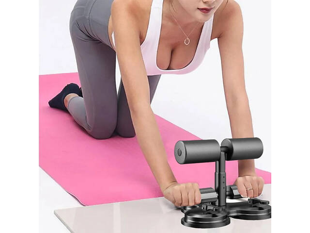 Тренажер для преса та силових вправ із 3 потужними присосками та регулюванням висоти - Фото 2