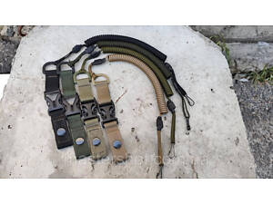 Тренчик карабин шнур страховочный витойшнур спиральный паракорд оптом в наличии 4 цвета MS